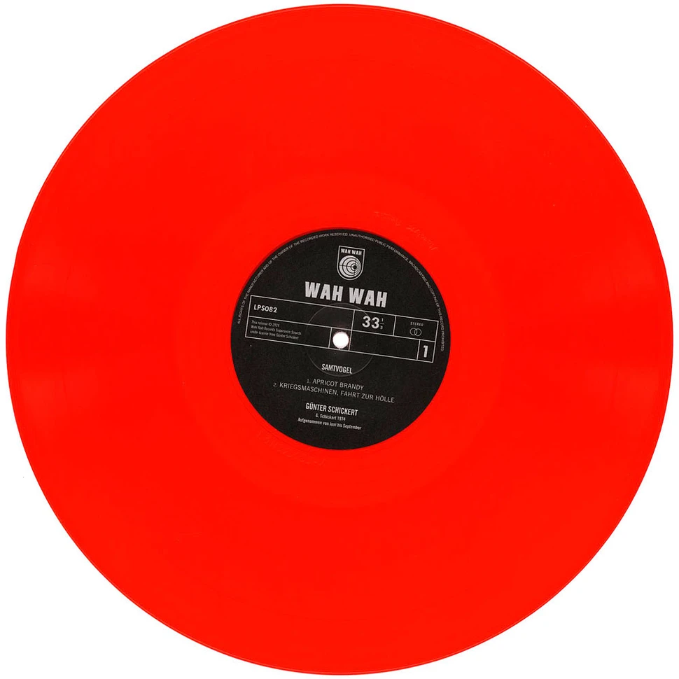 Günter Schickert - Samtvogel Red Vinyl Edition