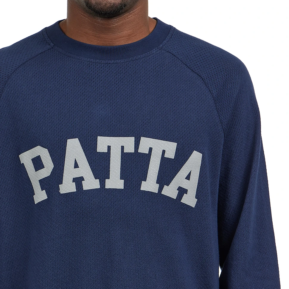 Patta - Arc Logo Mesh Longsleeve Jersey