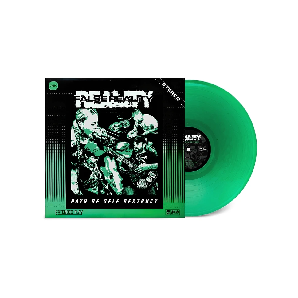 False Reality - Path Of Self Destruct Transparent Green Vinyl Edition