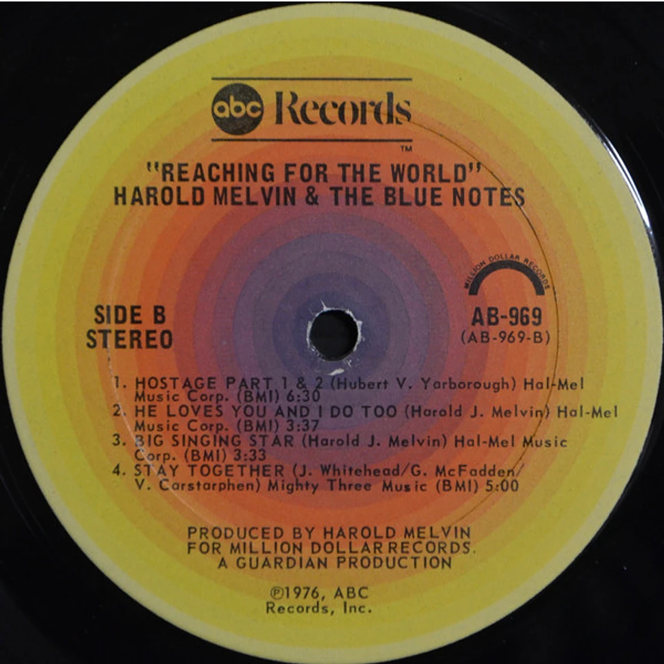 Harold Melvin And The Blue Notes - Reaching For The World