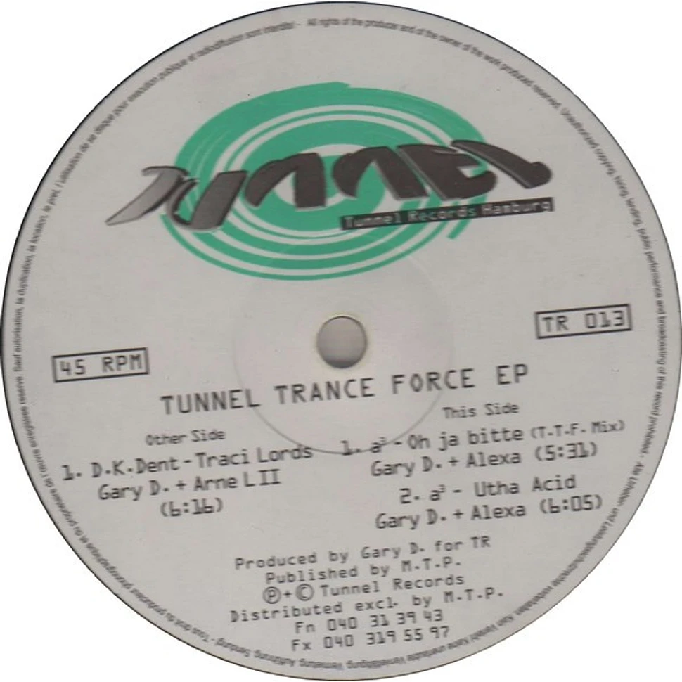 D.K. Dent / A3 - Tunnel Trance Force EP