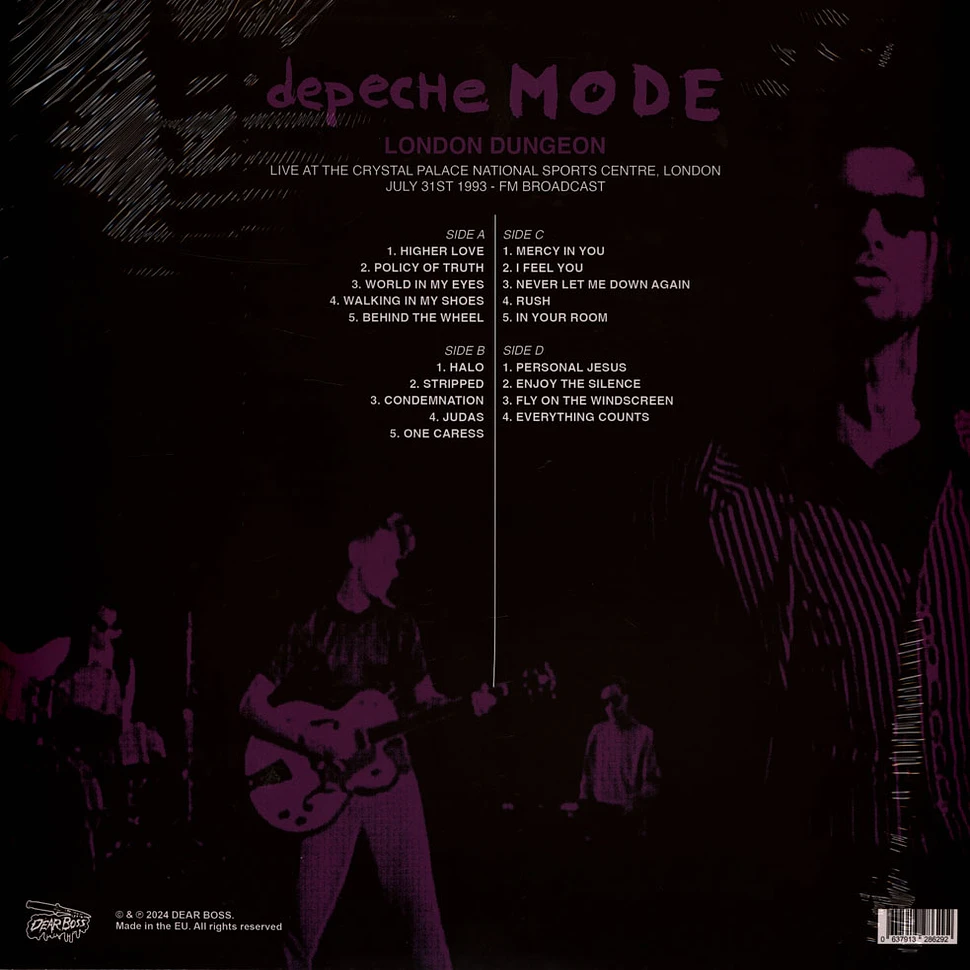 Depeche Mode - London Dungeon: Live At The Crystal Palace National Sports Centre London 1993 Purple Vinyl Edition