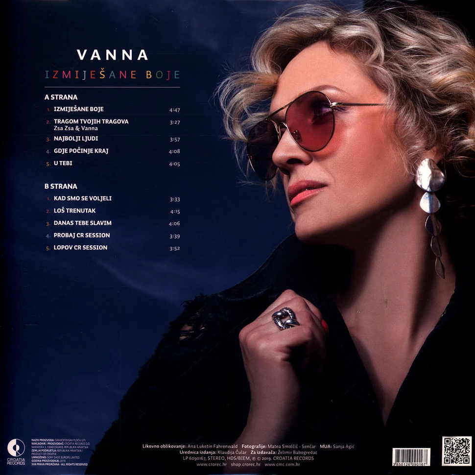 Vanna - Izmijesane Boje Purple Vinyl Edtion