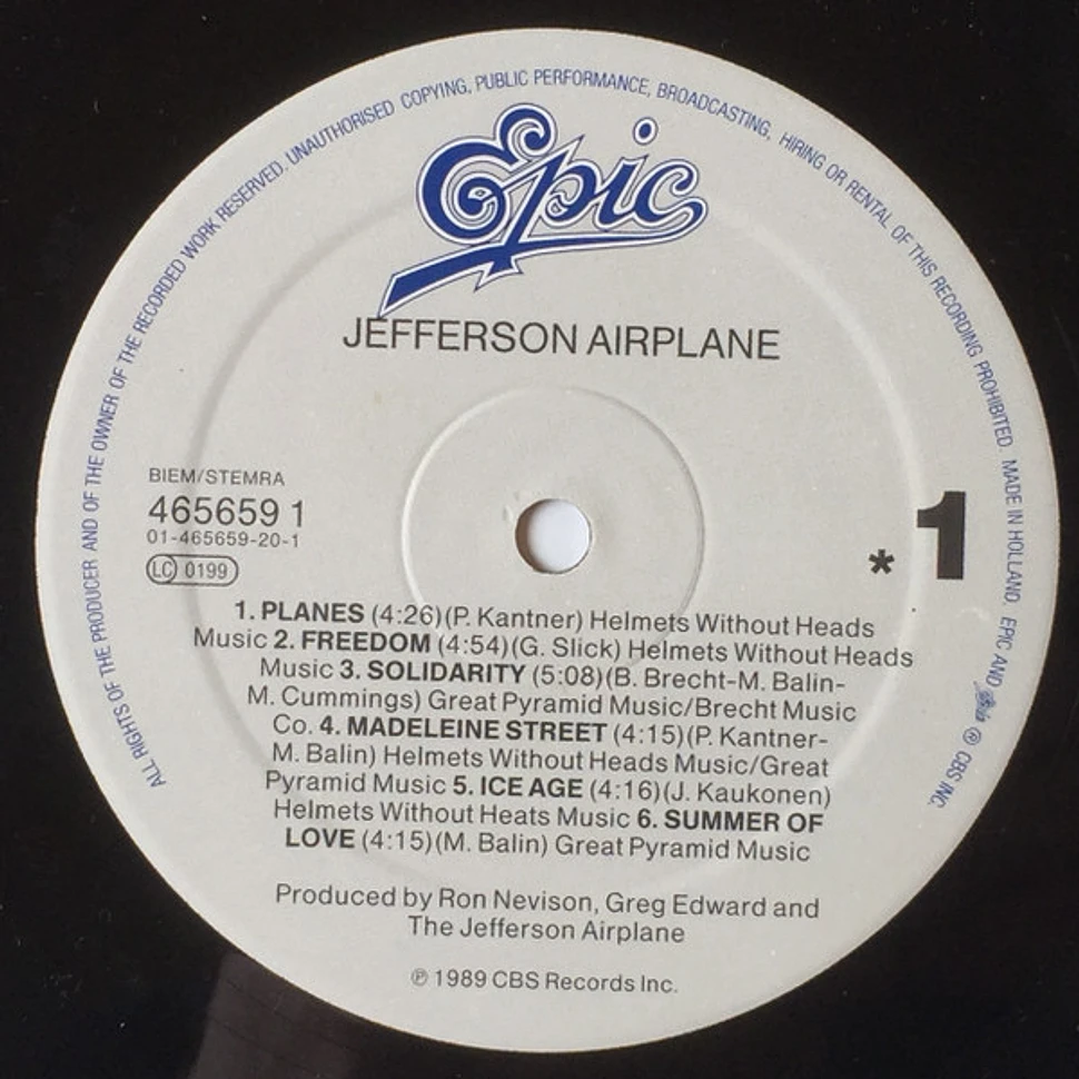 Jefferson Airplane - Jefferson Airplane