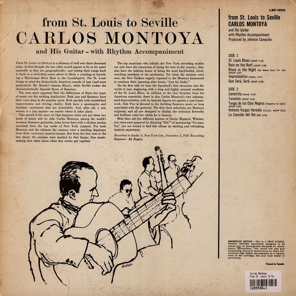 -Carlos Montoya - From St. Louis To Seville