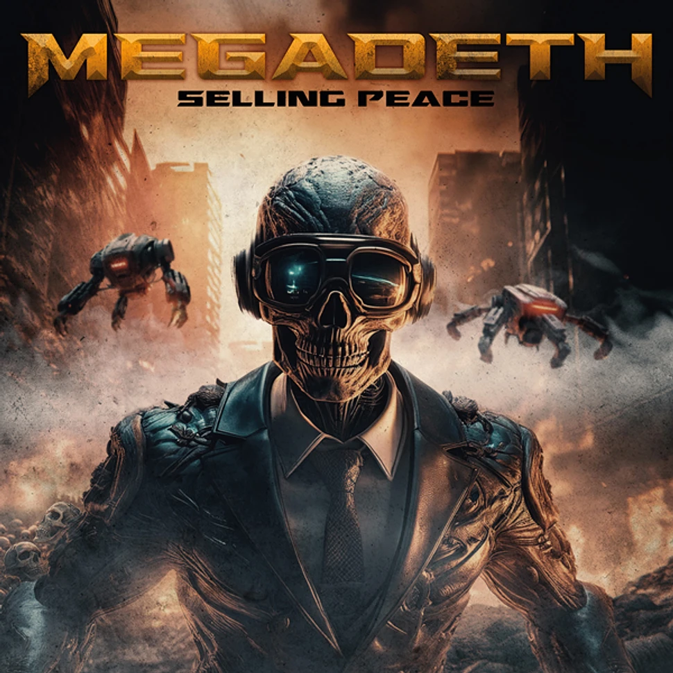 Megadeth - Selling Peace Red With Black Splatter Vinyl Edition