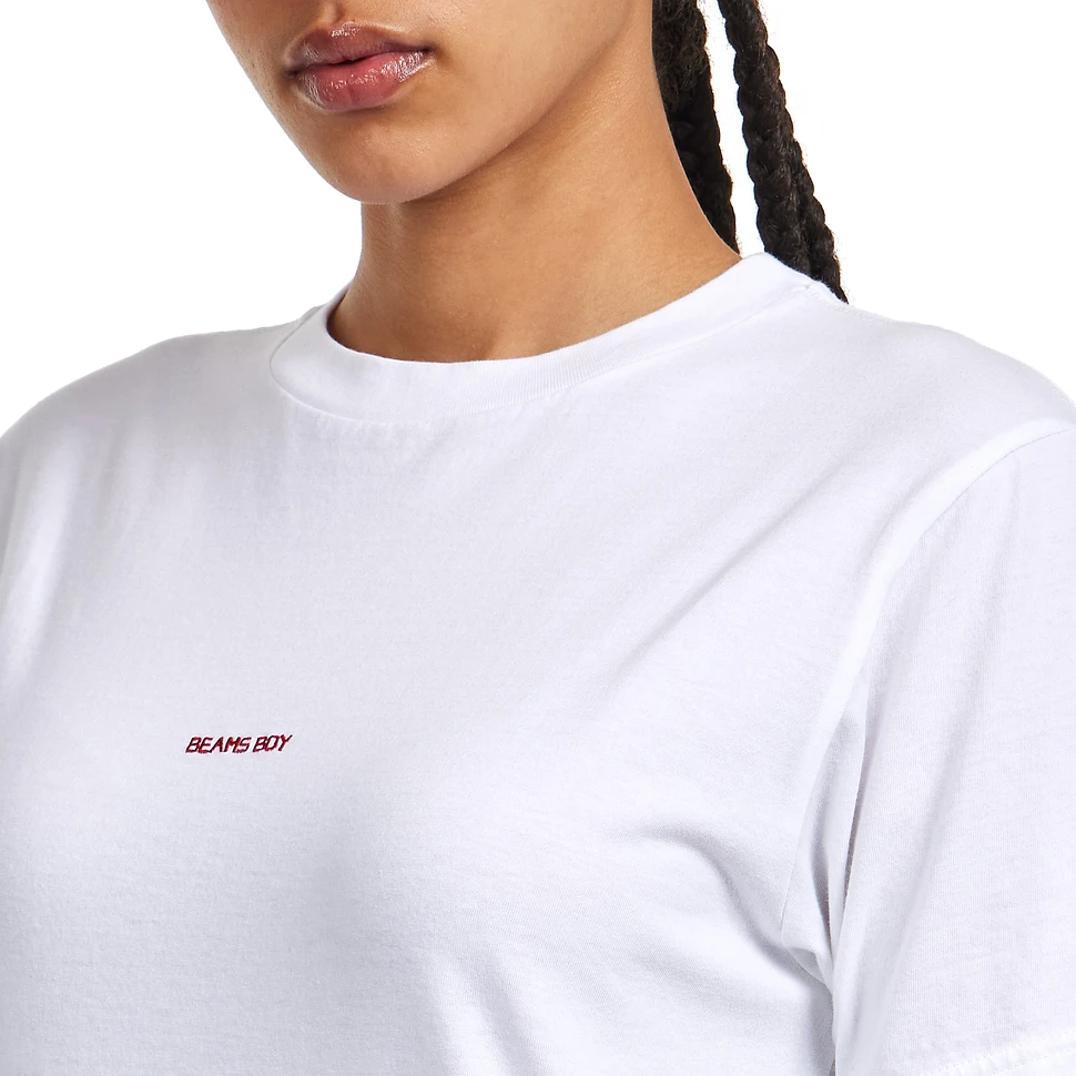 Beams Boy - Boy Embroidered Crew Short Sleeve T-Shirt