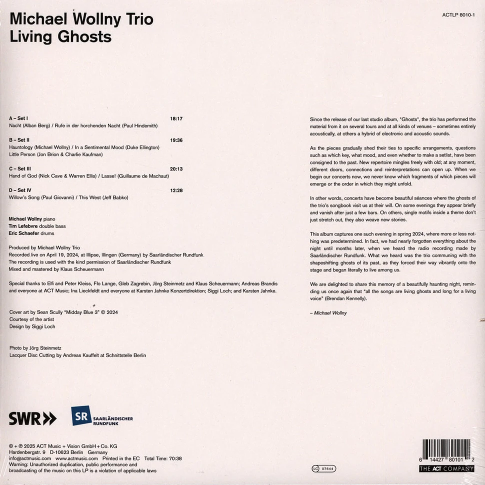 Michael Trio Wollny - Living Ghosts Black Vinyl Edition