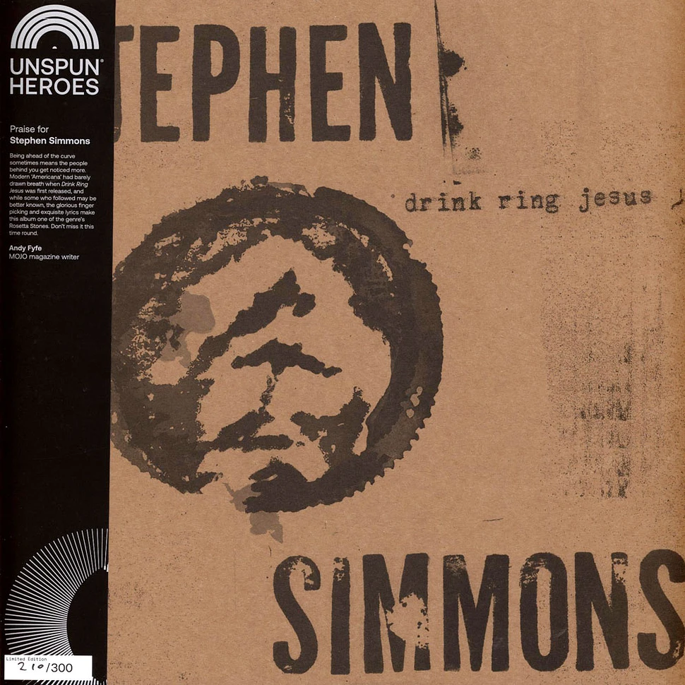 Stephen Simmons - Drink Ring Jesus