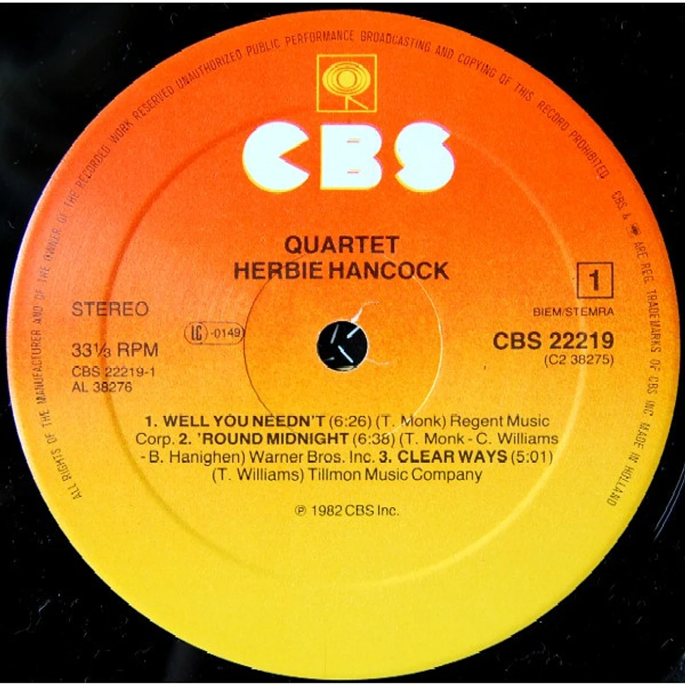 Herbie Hancock - Quartet