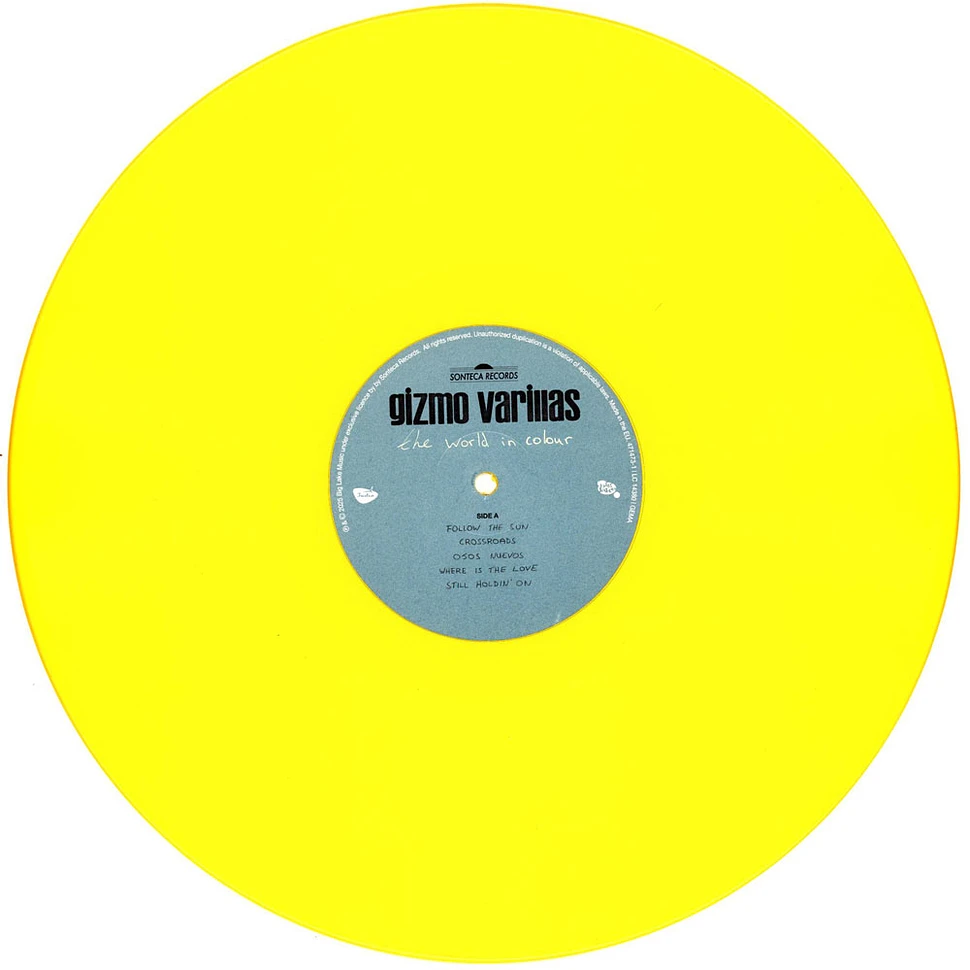 Gizmo Varillas - The World In Colour Yellow Vinyl Edition