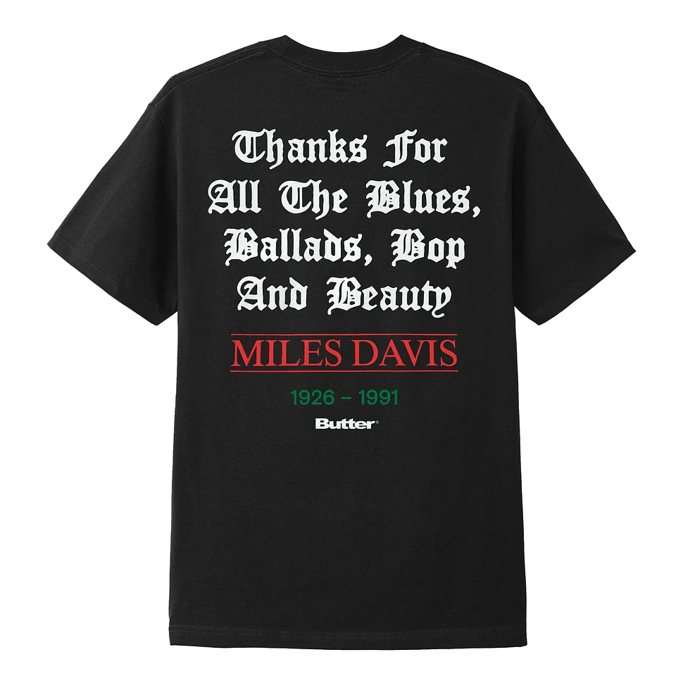 Butter Goods x Miles Davis - Thanks Tee