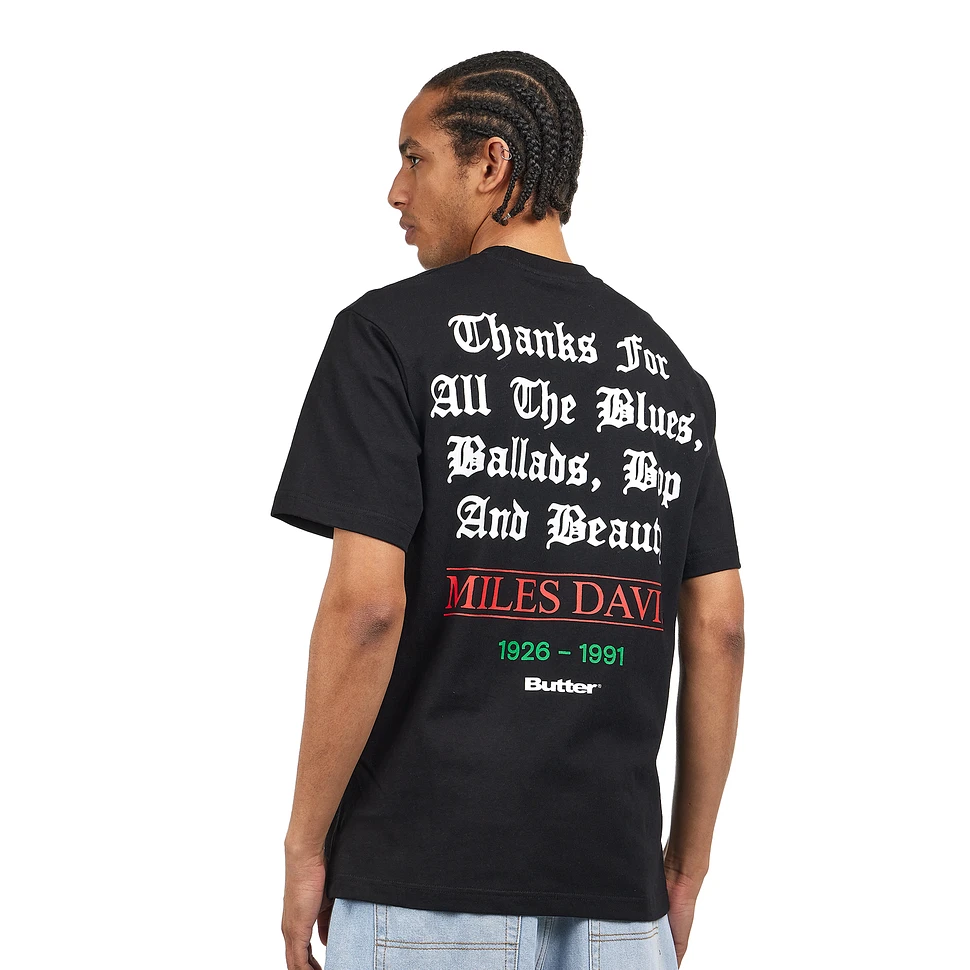 Butter Goods x Miles Davis - Thanks Tee