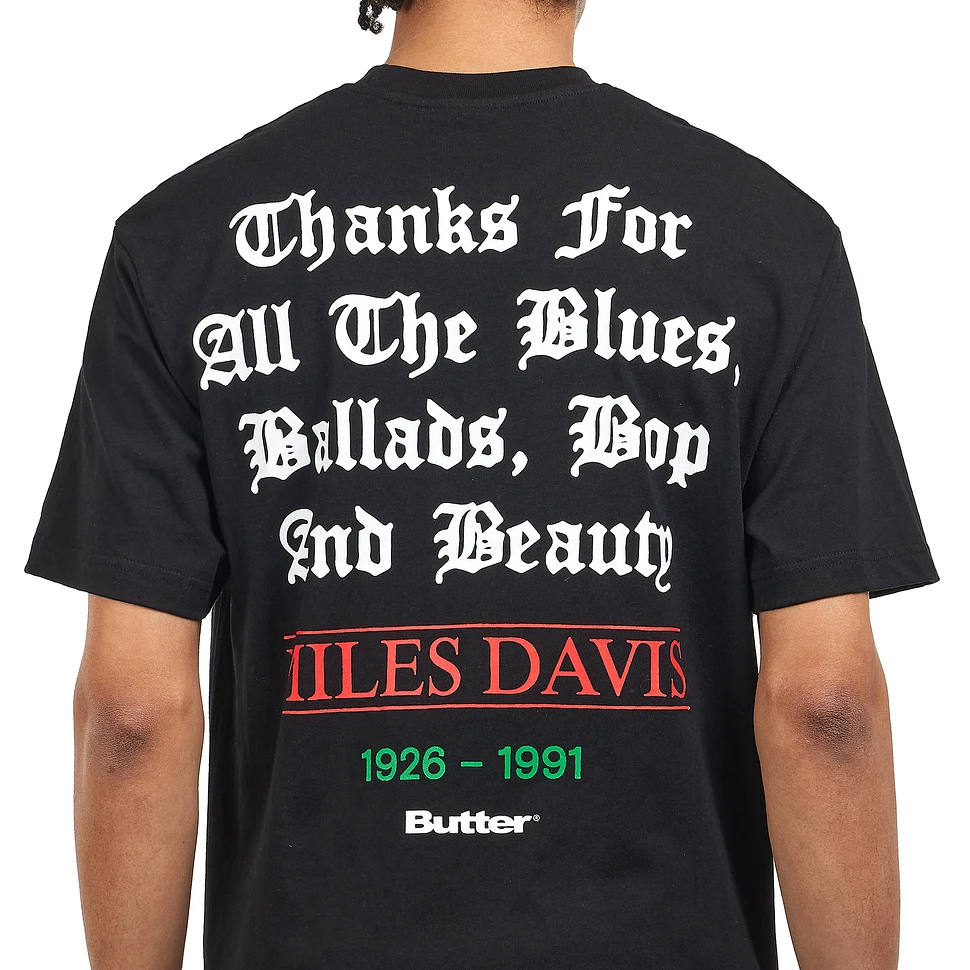 Butter Goods x Miles Davis - Thanks Tee