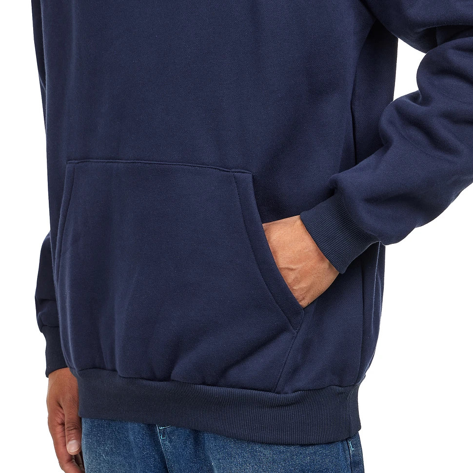 Butter Goods - Satin Logo Applique Pullover Hood (Navy) | HHV