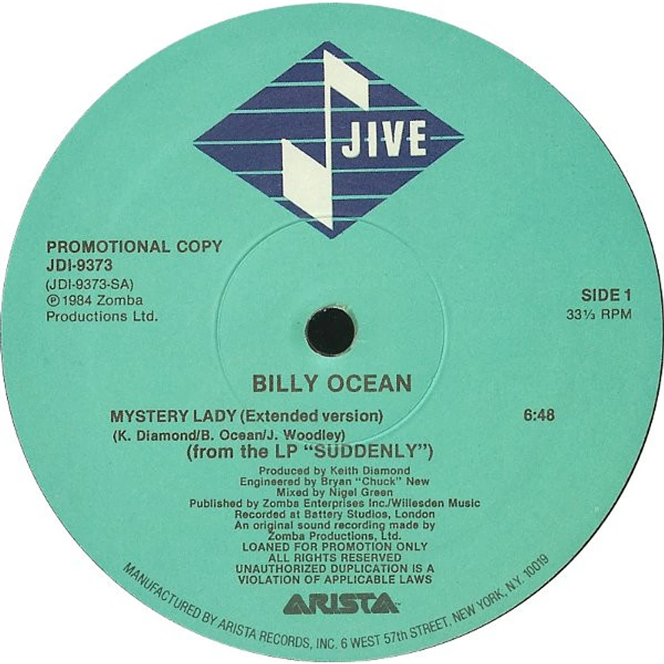 Billy Ocean - Mystery Lady