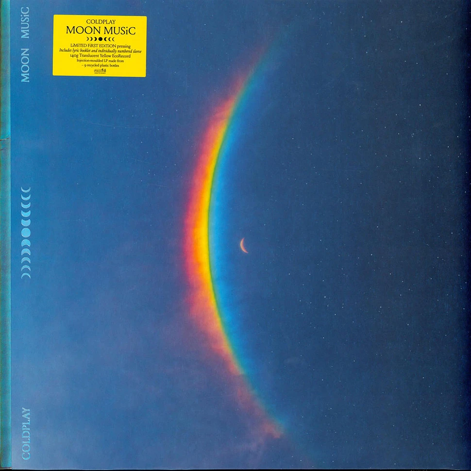 Coldplay - Moon Music Translucent Yellow Eco Vinyl Edition