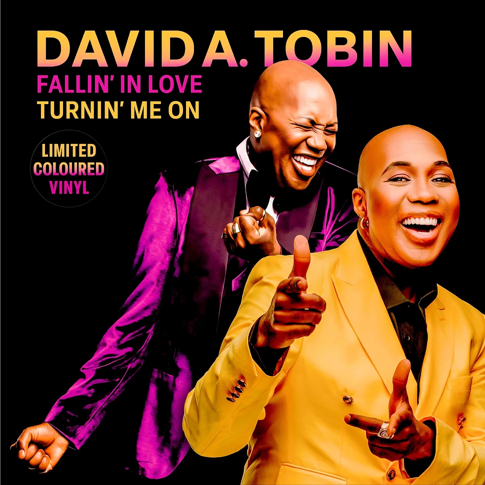 David A. Tobin - Fallin' In Love / Turnin' Me On Clear Purple Vinyl Edition