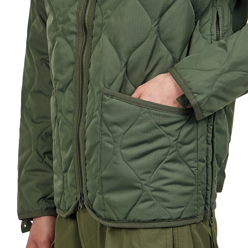 TAION - Military W-Zip V Neck Down Jacket