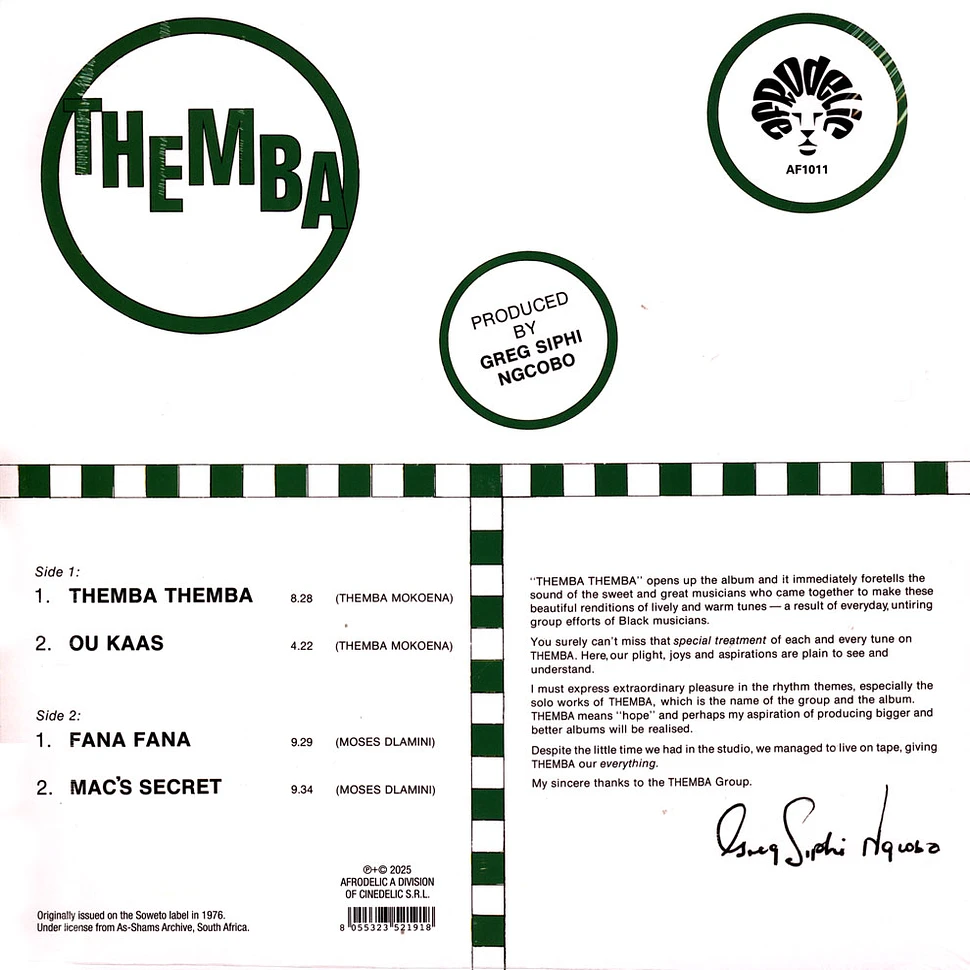 Themba - Themba Black Vinyl Edition