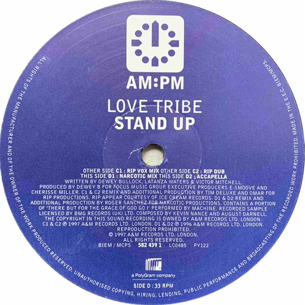 Love Tribe - Stand Up - The Remixes