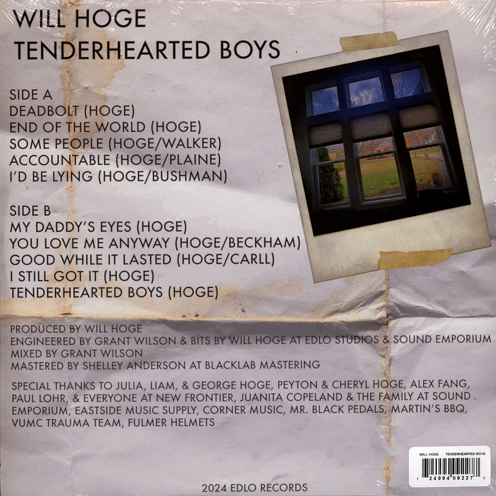 Will Hoge - Tenderhearted Boys Evergreen Variant