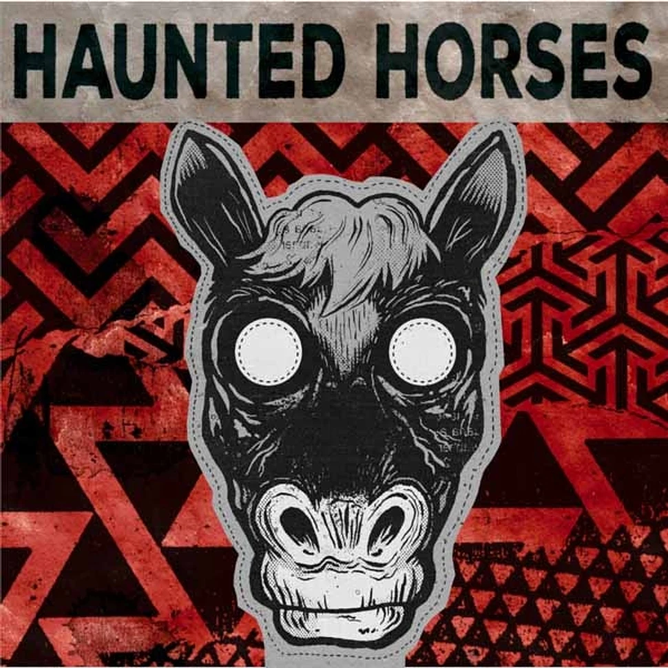 Haunted Horses & Facet - Split Galaxy Red Vinyl Edition