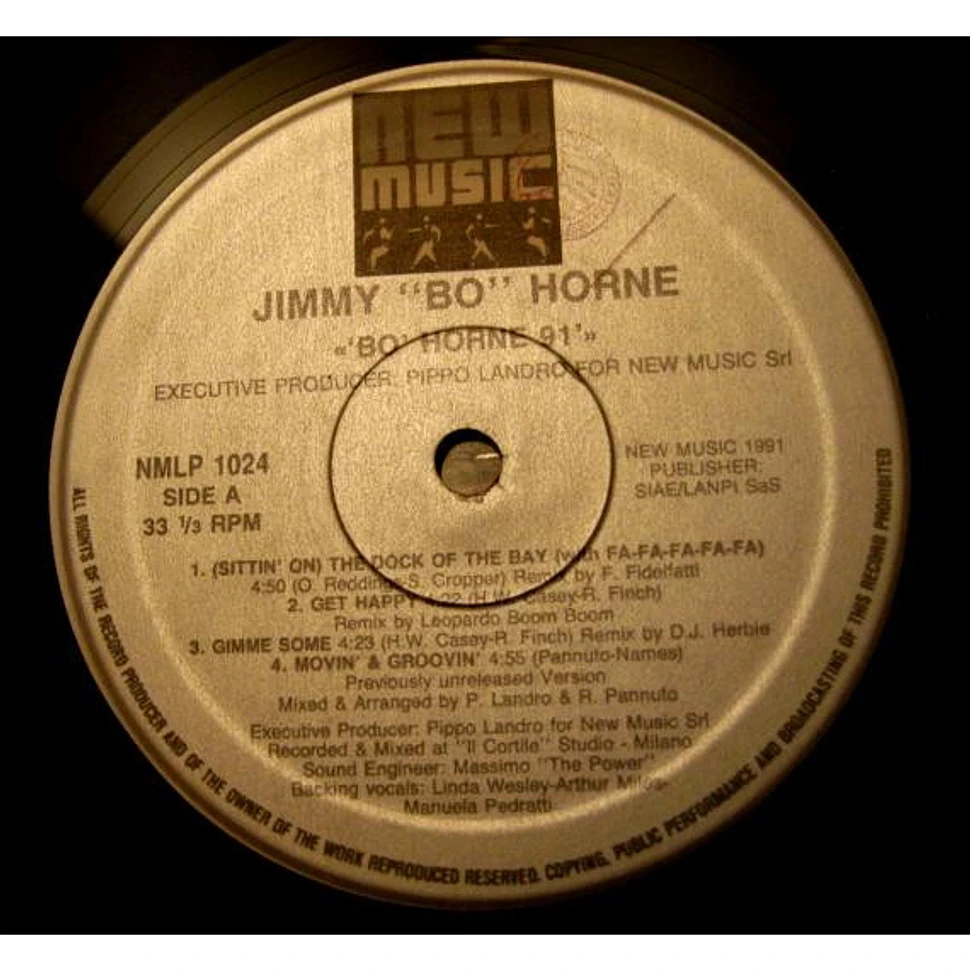 Jimmy "Bo" Horne - 'Bo' Horne '91