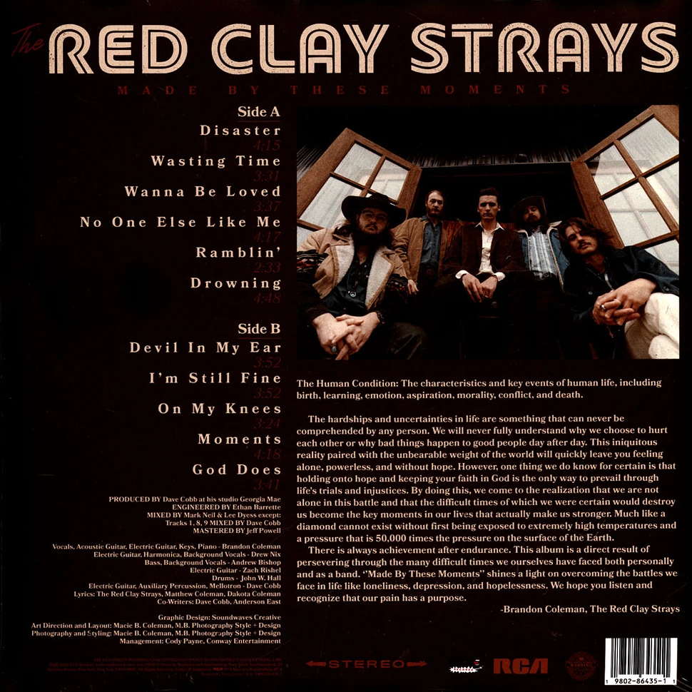 Red Clay Strays - Made By These Moments Clear Vinyl Edition