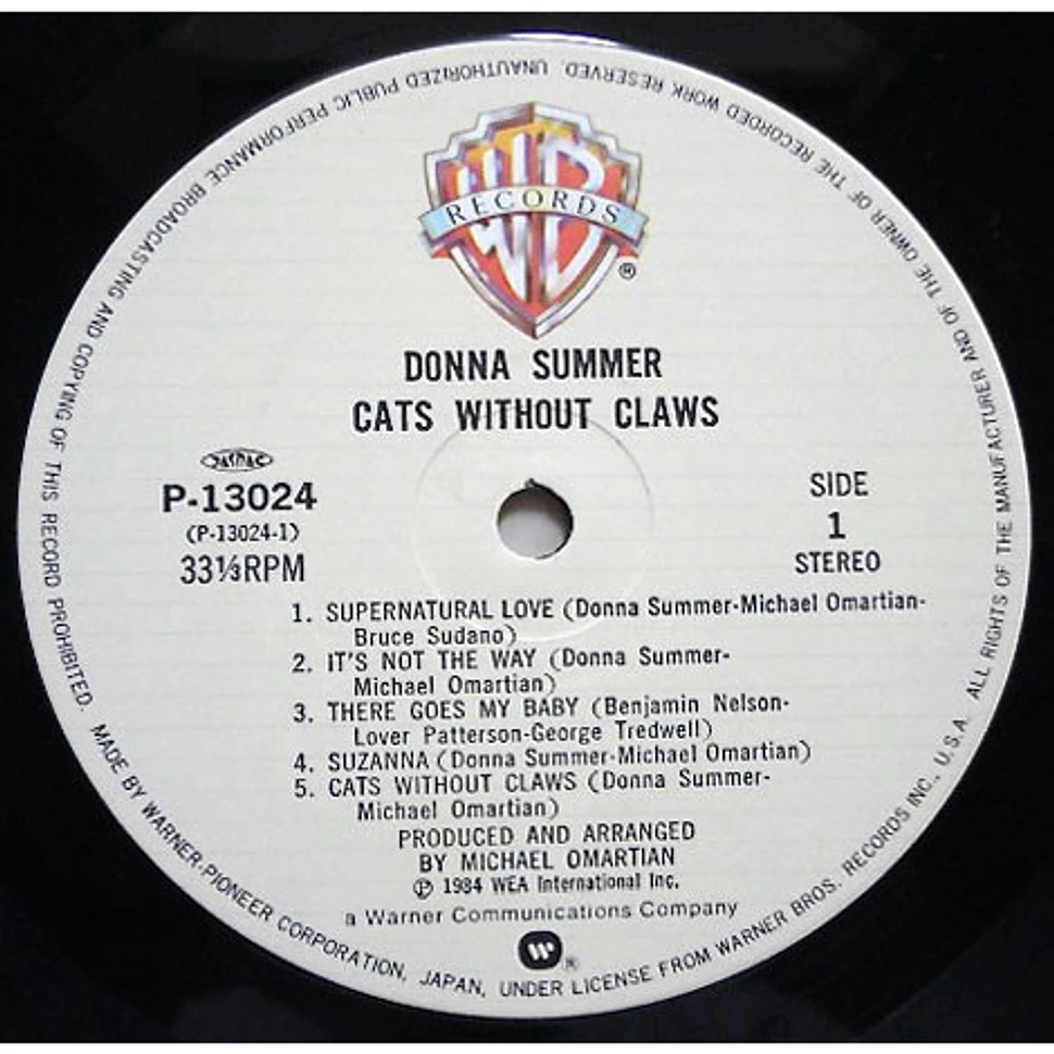 Donna Summer - Cats Without Claws