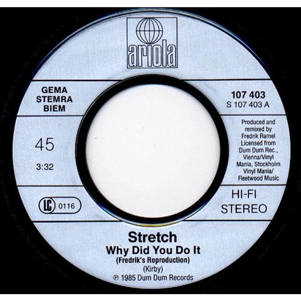 Stretch - Why Did You Do It