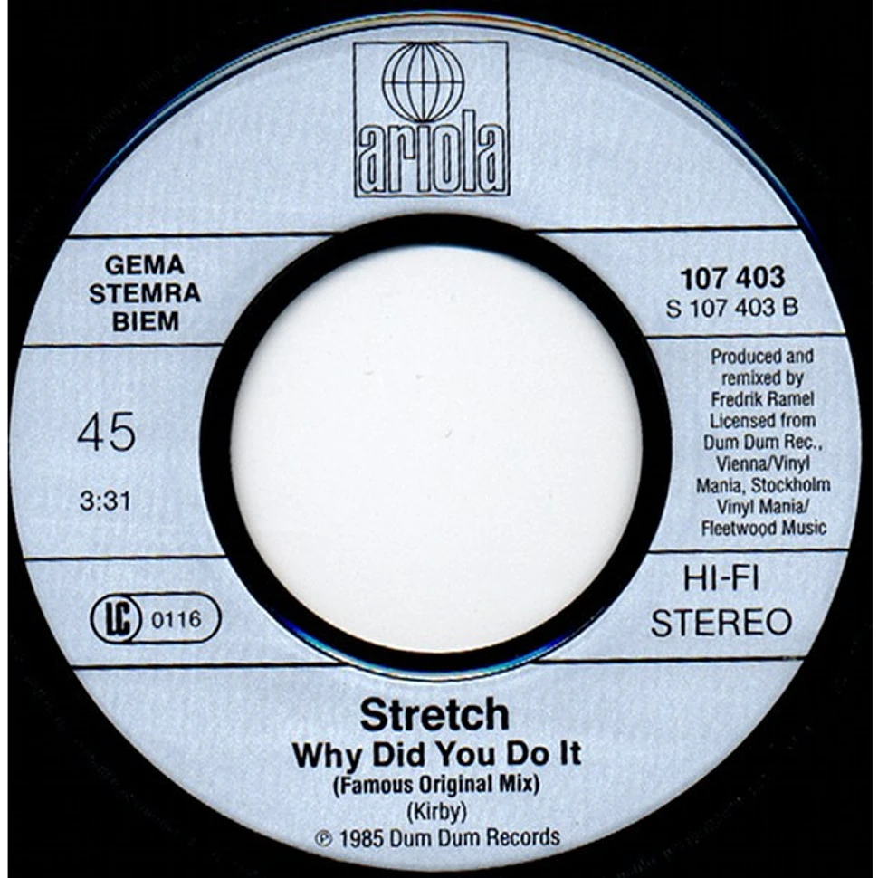 Stretch - Why Did You Do It