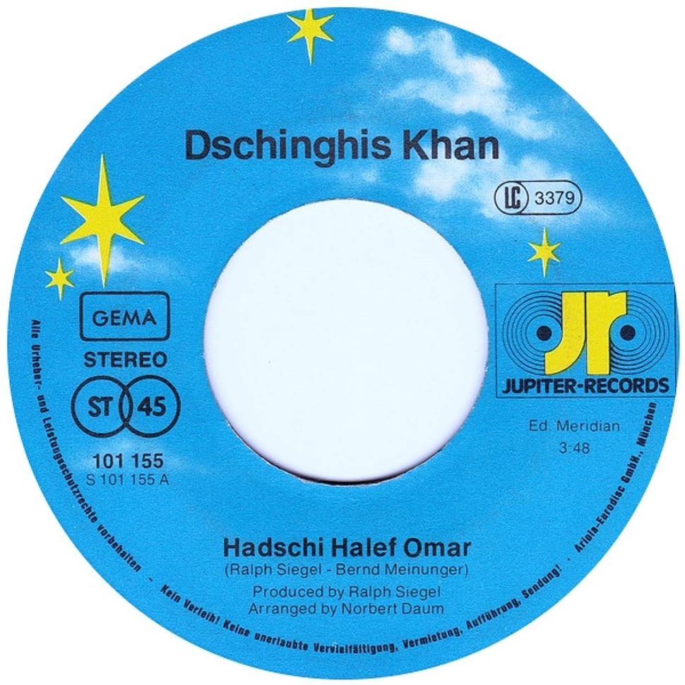 Dschinghis Khan - Hadschi Halef Omar