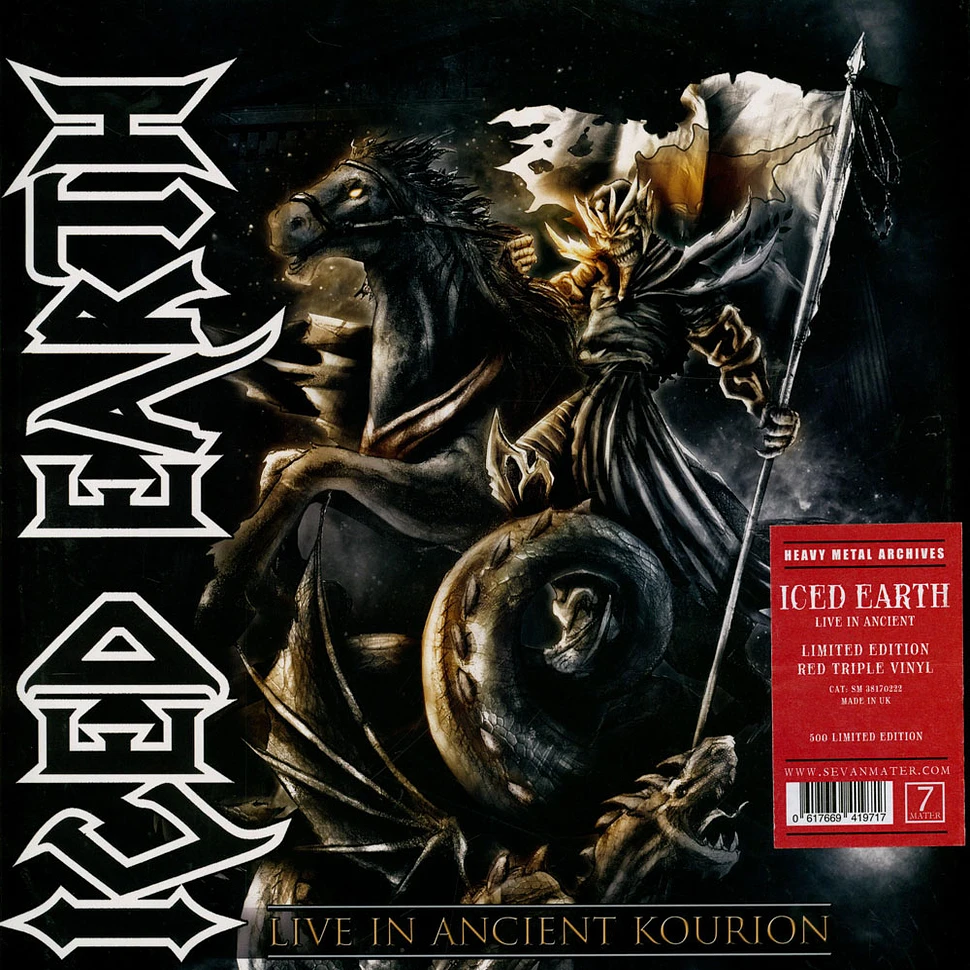 Iced Earth - Live In Ancient Kourion 3x Red Vinyl Edition