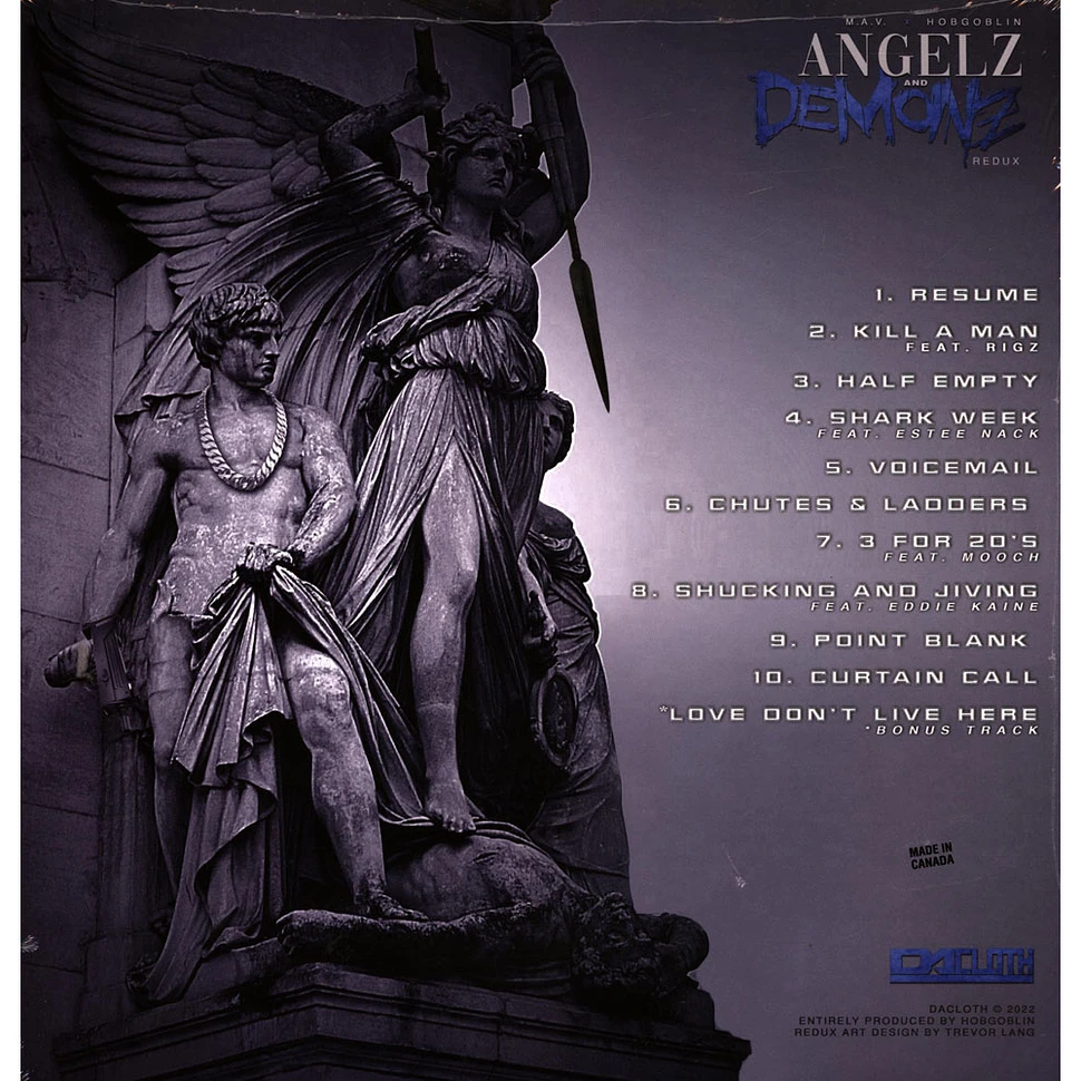 M.A.V. X Hobgoblin - Angelz And Demonz Black Vinyl Edition