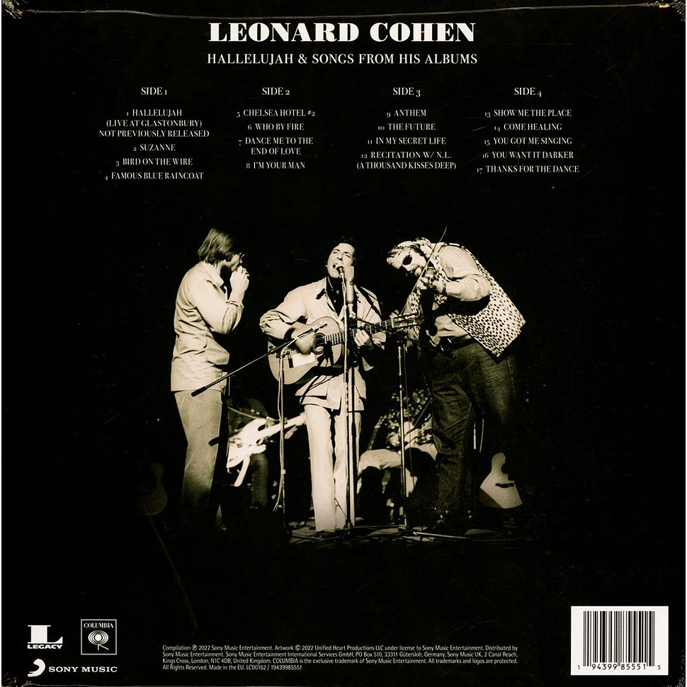 Leonard Cohen - Hallelujah & Songs From His Albums