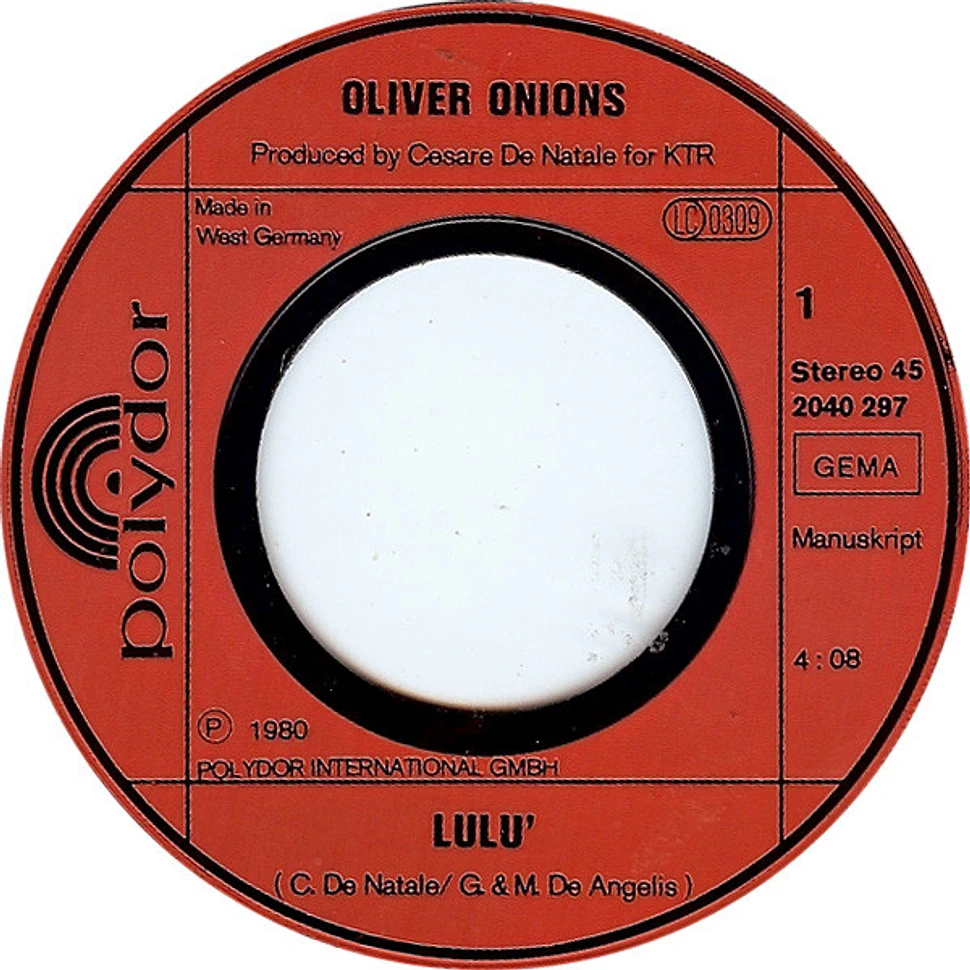 Oliver Onions - Lulu'