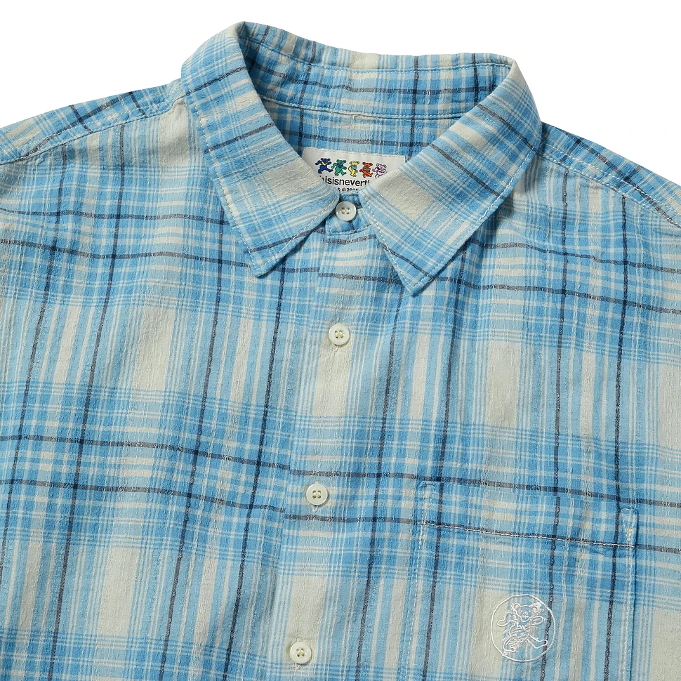 thisisneverthat x Grateful Dead - GD Lightning Bear Plaid Shirt