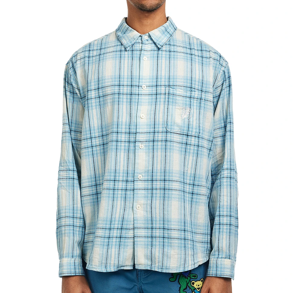 thisisneverthat x Grateful Dead - GD Lightning Bear Plaid Shirt