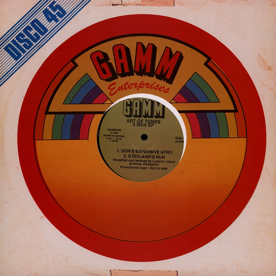 Art Of Tones - 3 Men EP - Vinyl 12" - 2025 - UK - Original | HHV