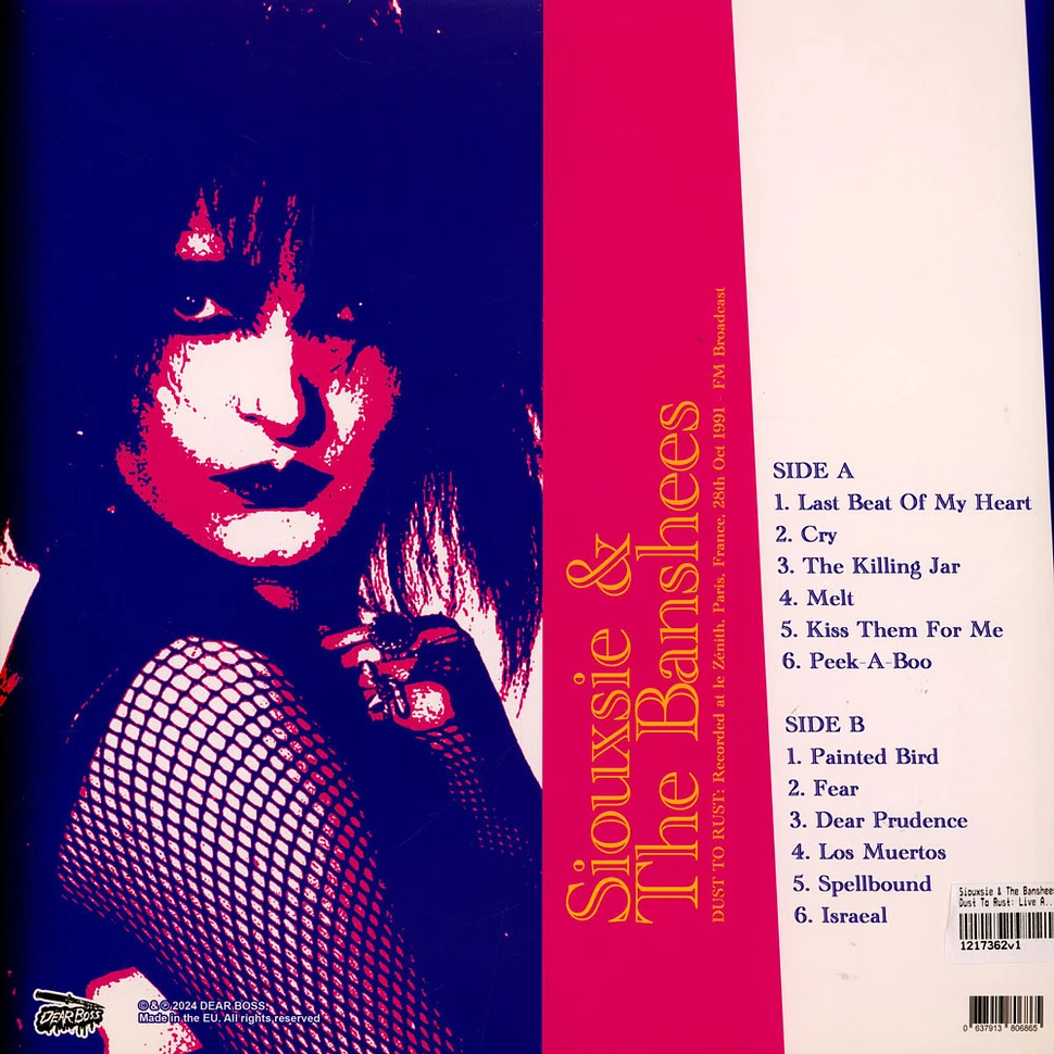 Siouxsie & The Banshees - Dust To Rust: Live At Le Zénith Paris 1991 Blue Vinyl Edition