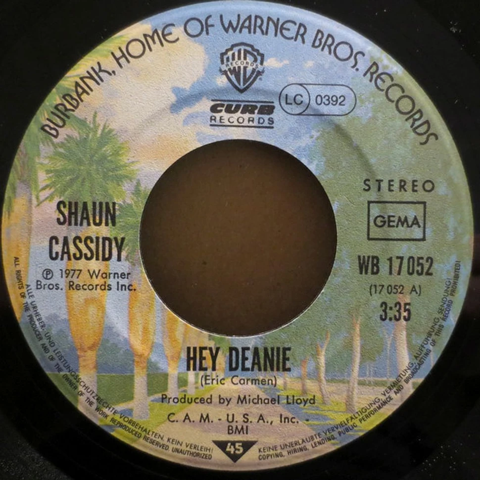 Shaun Cassidy - Hey Deanie