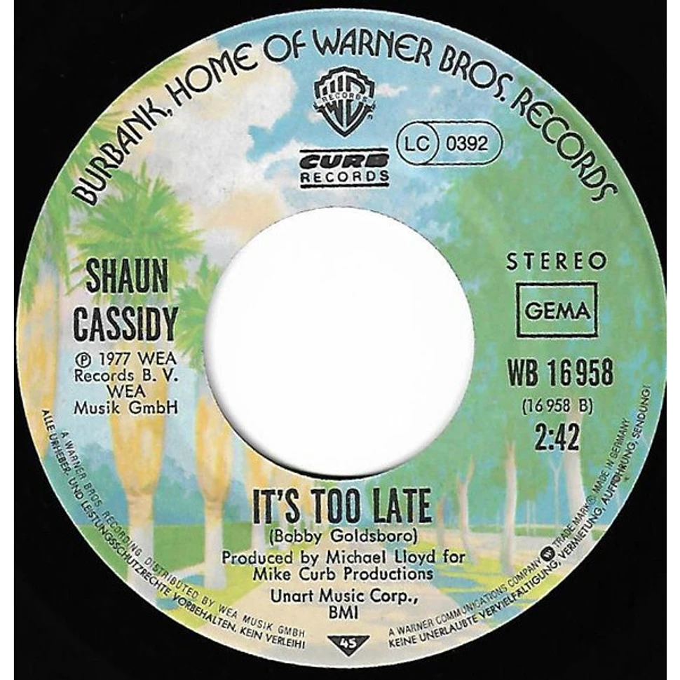 Shaun Cassidy - Be My Baby