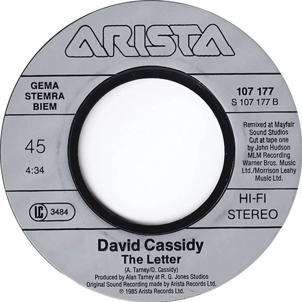 David Cassidy - The Last Kiss