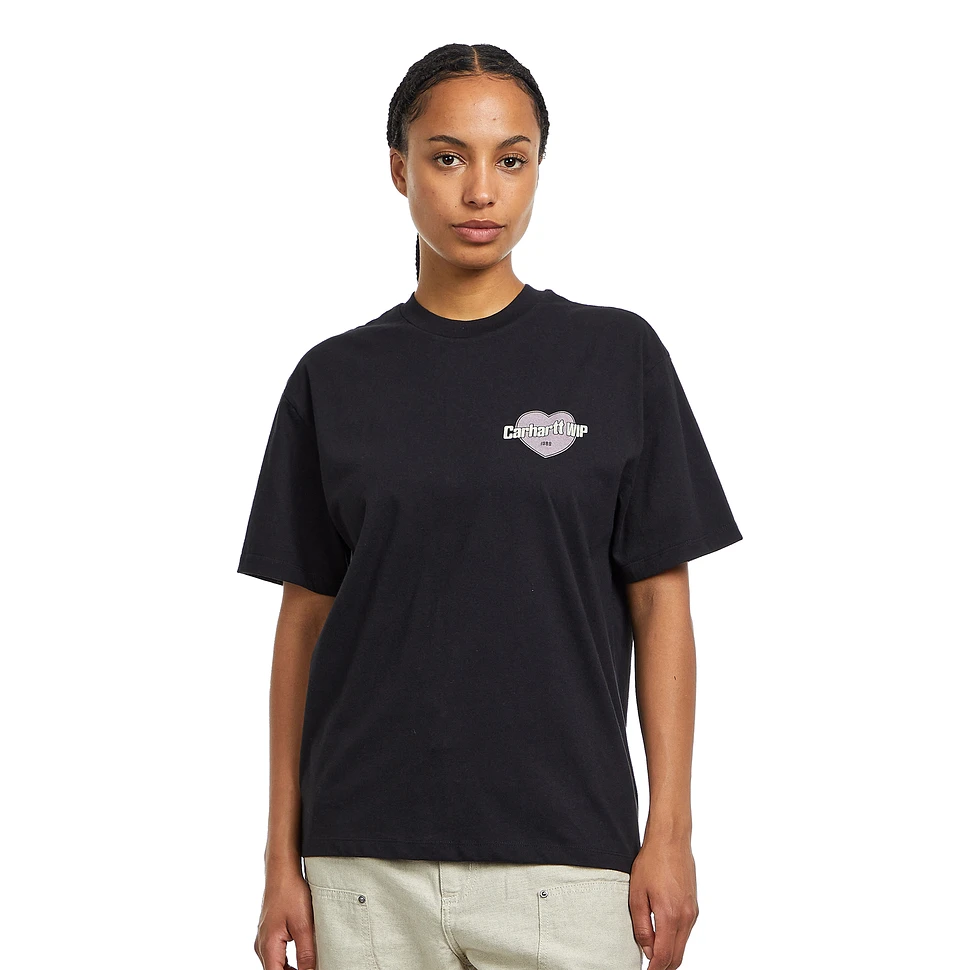 [CARHARTT]★韓国人気★W S/S GROWTH T-SHIRT Carhartt WIP - W' S/S Growth T-Shirt (Black Stone Washed) | HHV