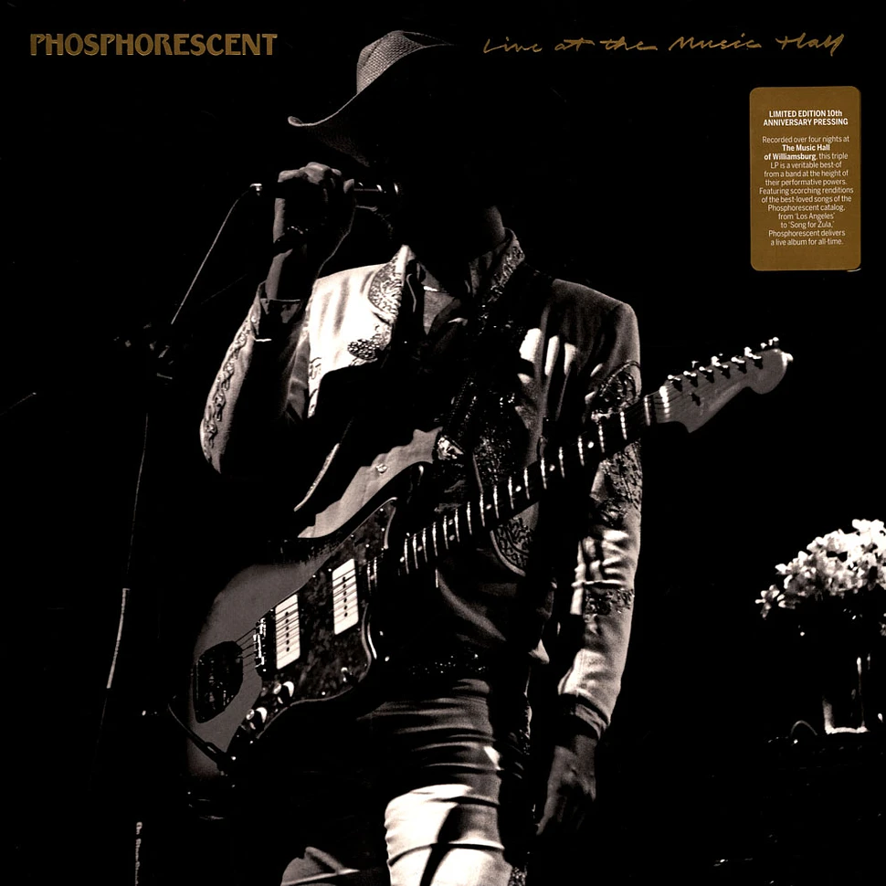 Phosphorescent - Live At The Music Hall Opaque Gold Vinyl Edition