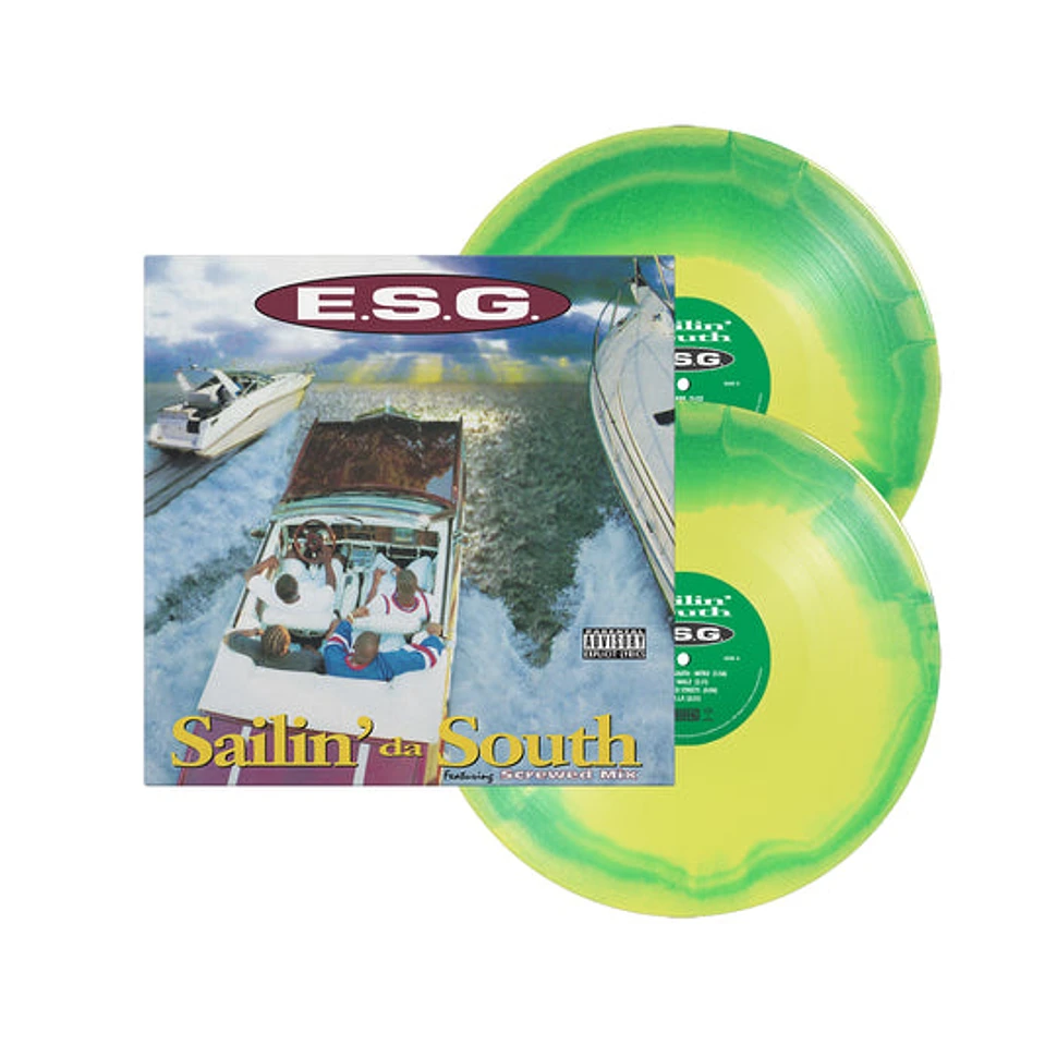 E.S.G. - Sailin' Da South Green / Yellow Vinyl Edition