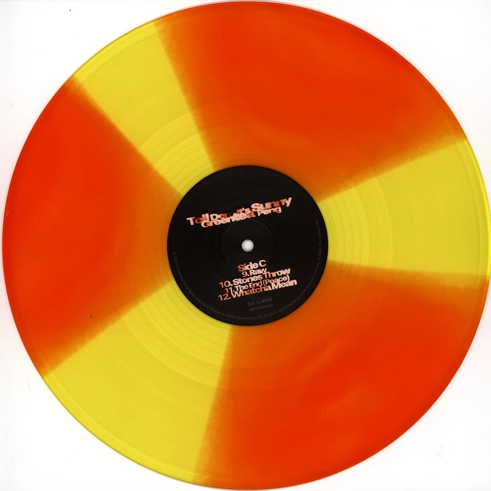 Greentea Peng - Tell Dem It's Sunny HHV X Band Exclusive Amber Sun Colored Vinyl Edition