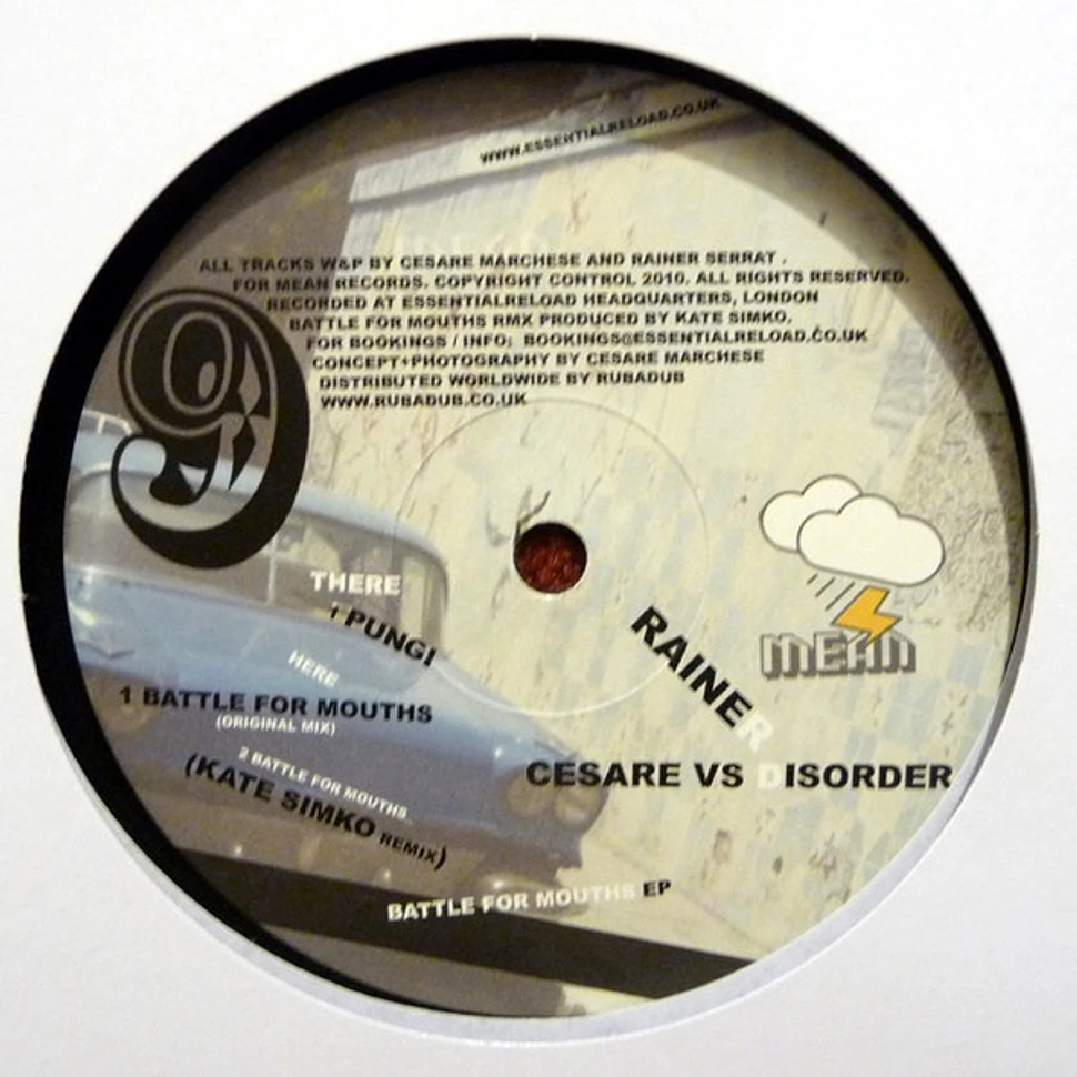 Cesare vs. Disorder & Rainer Serrat - Battle For Mouths EP