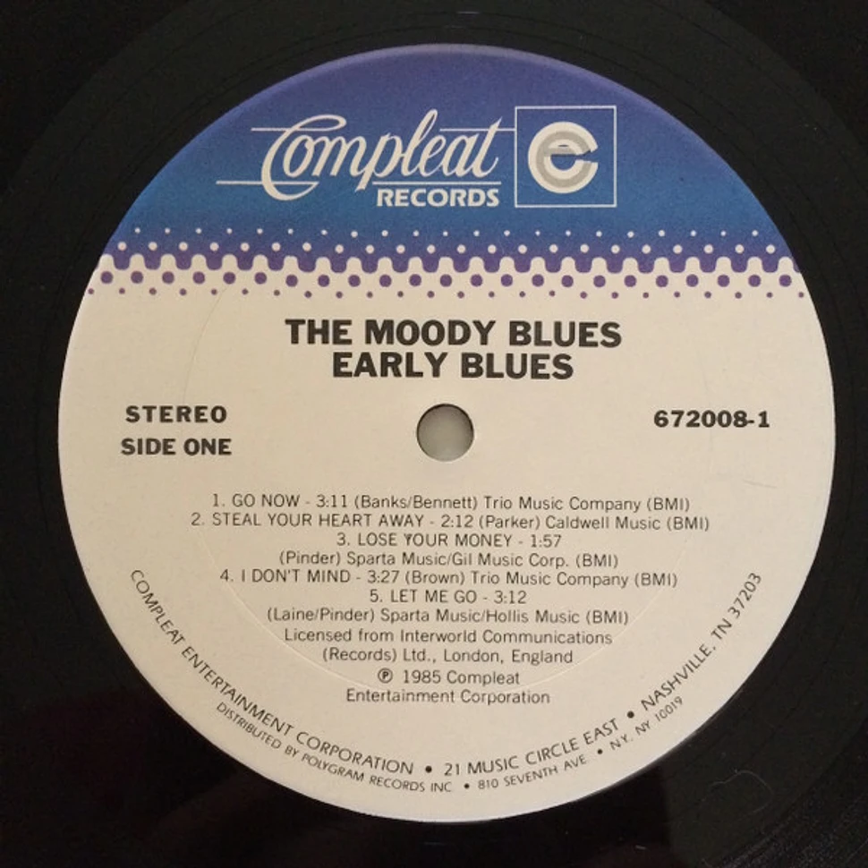 The Moody Blues - Early Blues